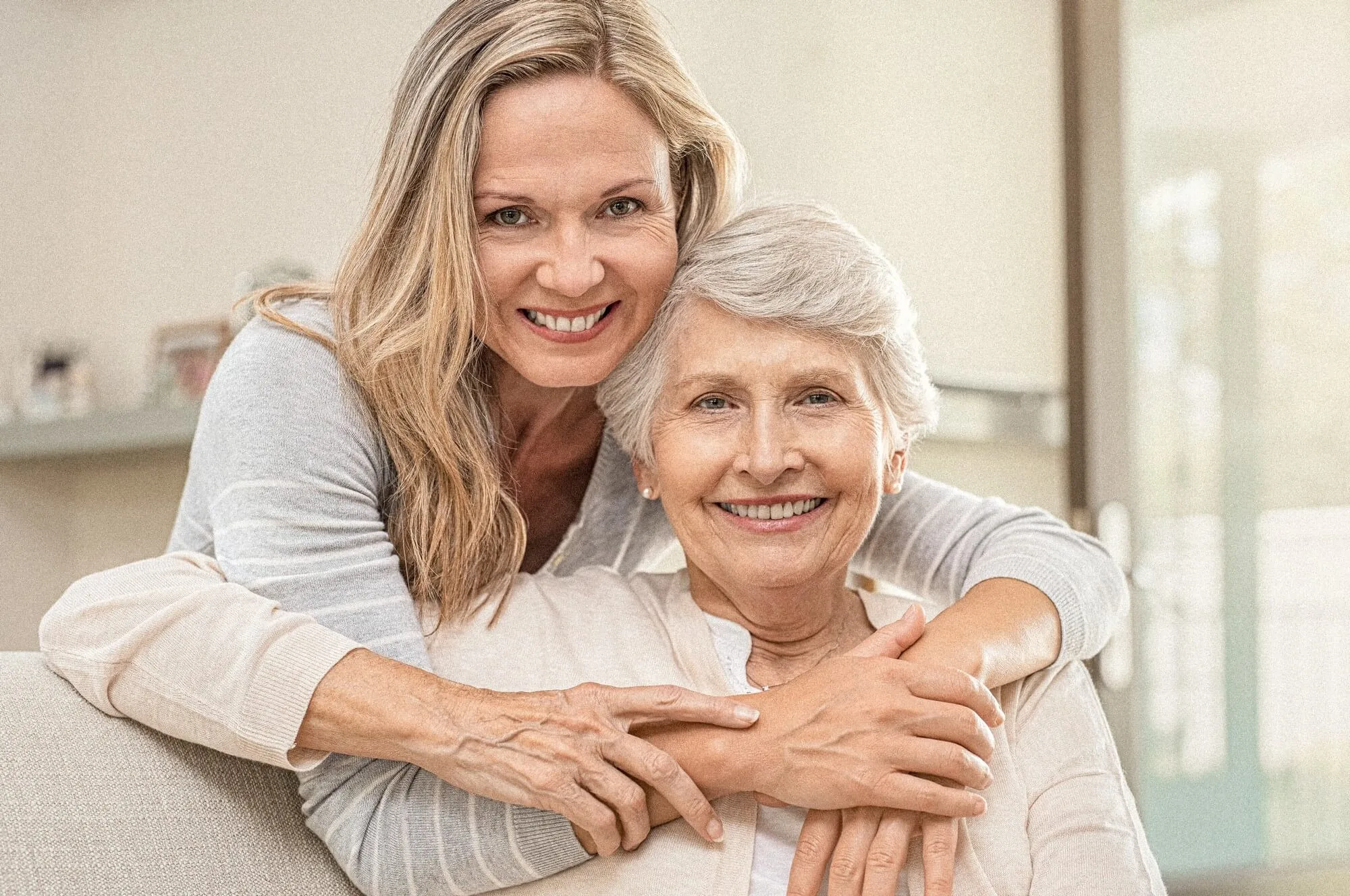 Women's posing for picture