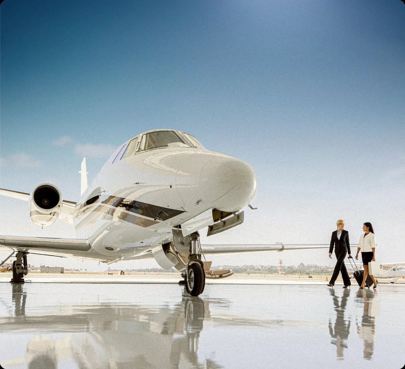 Private jet for the Denteast Privé private client experience